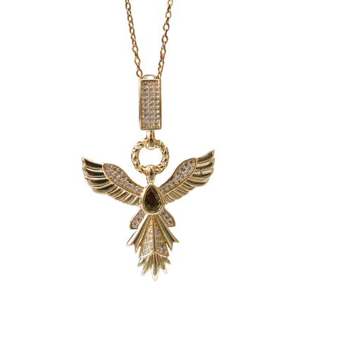 Guardian of Love Angel Wing Pendant Necklace