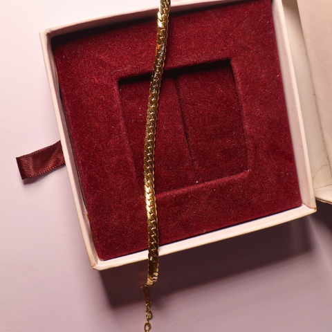 Amoura Heart Lock Chain Bracelet