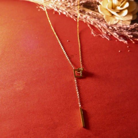 Eterna Link Lariat Necklace