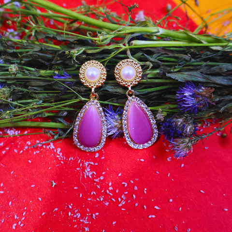 Blush Promise Pearl Drop Earrings