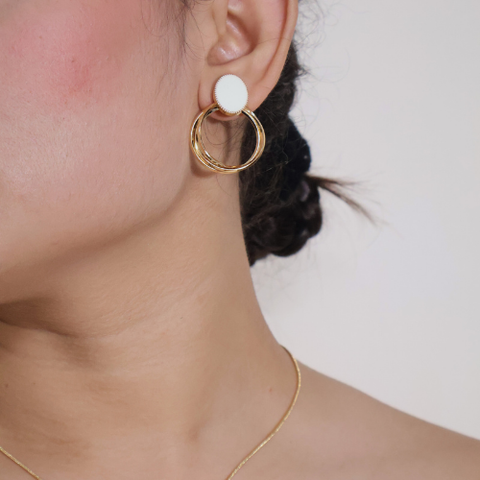 Ora Loop Drop Earrings