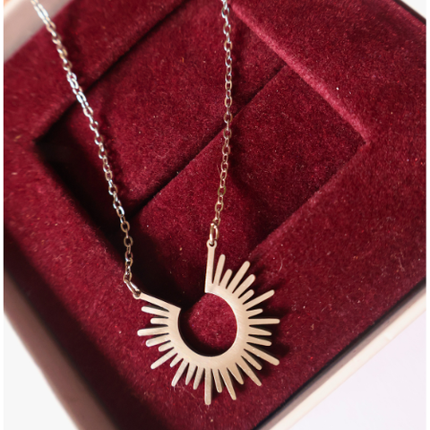 Sunburst Statement Necklace for Women