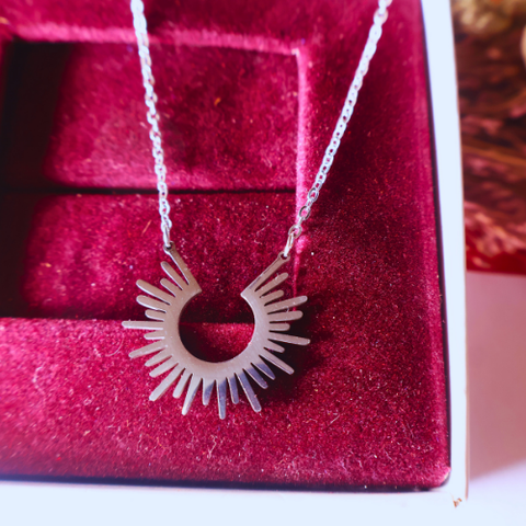 Sunburst Statement Necklace for Women
