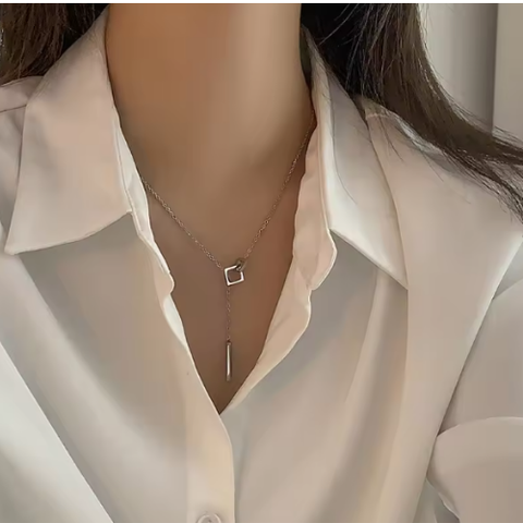Eterna Link Lariat Necklace