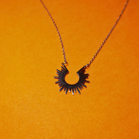 Sunburst Statement Necklace for Women