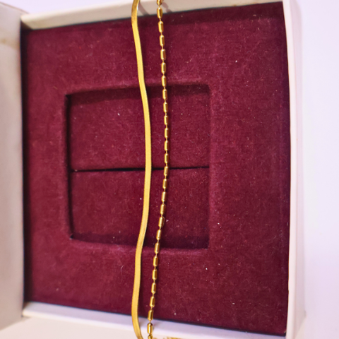 Amoura Heart Lock Chain Bracelet