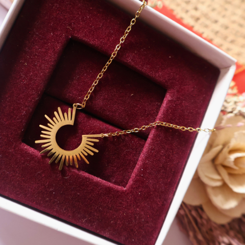 Sunburst Statement Necklace for Women