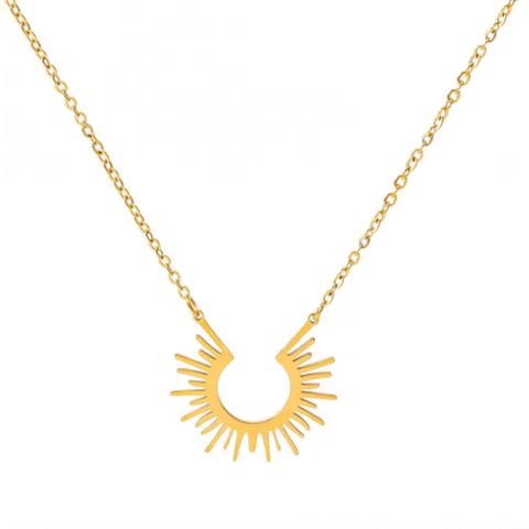 Sunburst Statement Necklace for Women