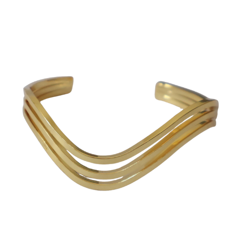 Vanya Wave Cuff Bracelet