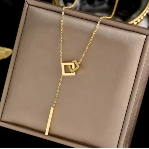 Eterna Link Lariat Necklace