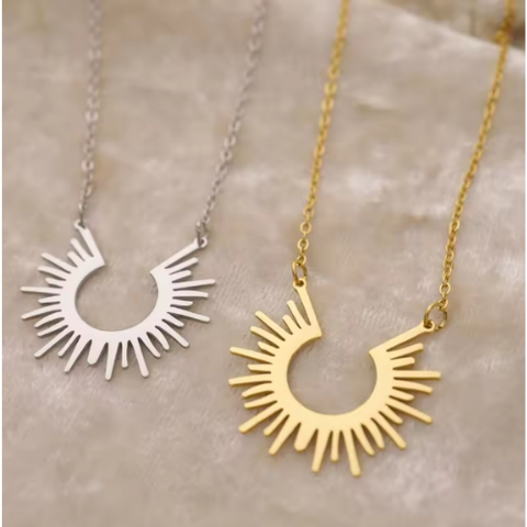 Sunburst Statement Necklace for Women