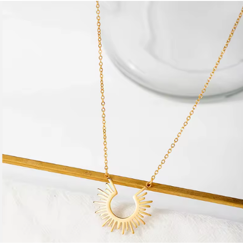 Sunburst Statement Necklace for Women