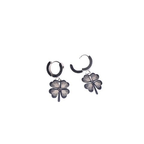 Four Leaf Clover Gold Earrings for Women