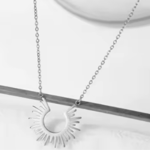 Sunburst Statement Necklace for Women