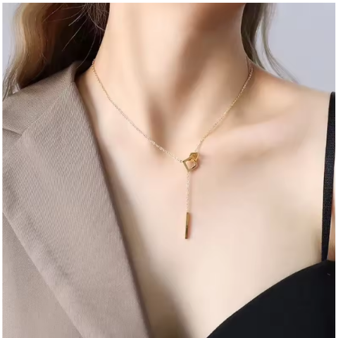 Eterna Link Lariat Necklace