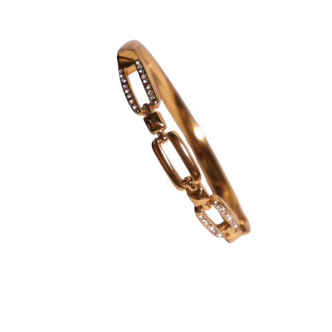 Elara Rectangular-Link Bracelet