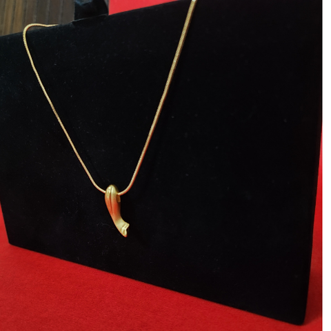 Aurika Curve Pendant Necklace