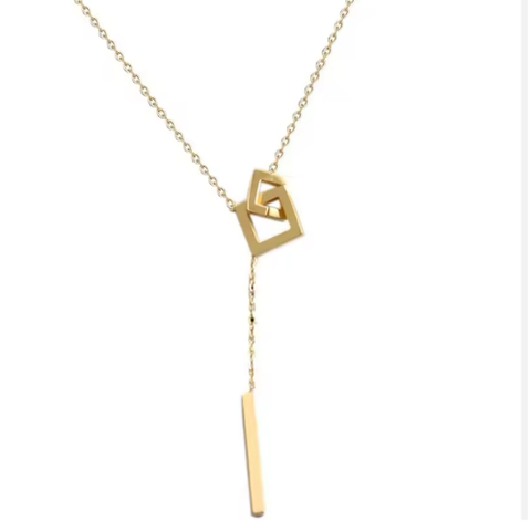 Eterna Link Lariat Necklace