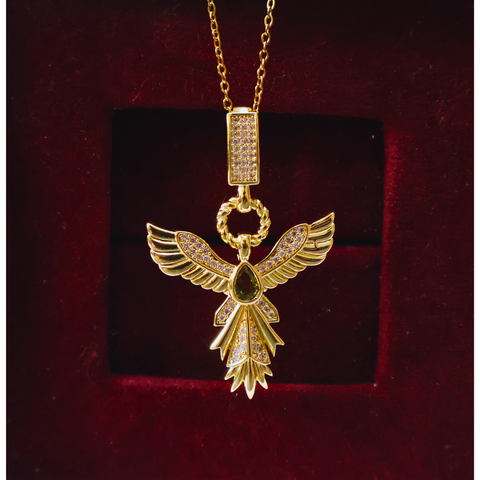 Guardian of Love Angel Wing Pendant Necklace