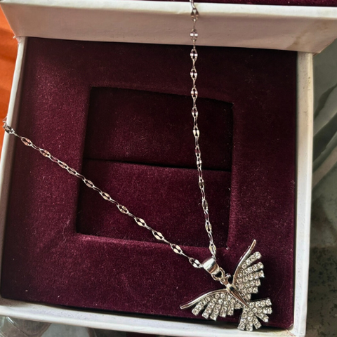 Crystal Phoenix Wings  Necklace