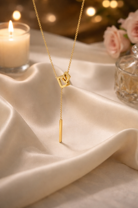 Eterna Link Lariat Necklace