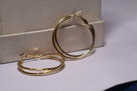 Tara Double Hoops Earrings