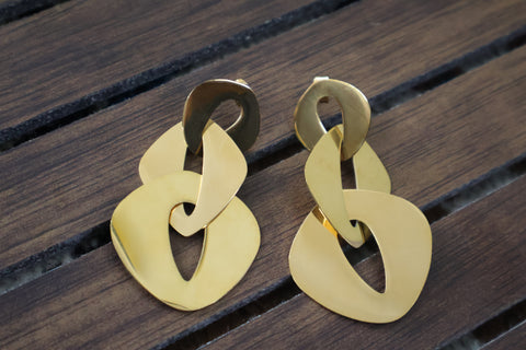 Nyra Interlink Drop Earrings