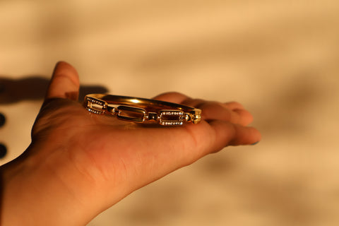 Elara Rectangular-Link Bracelet