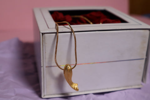 Aurika Curve Pendant Necklace