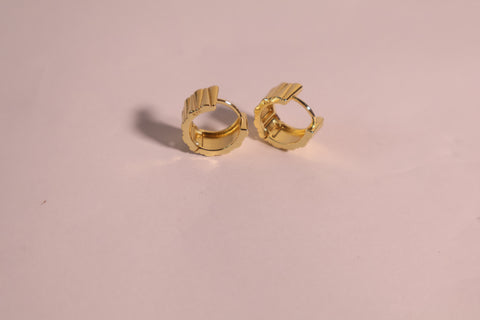 Matte Gold Twin Wave Cuff
