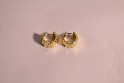 Matte Gold Twin Wave Cuff