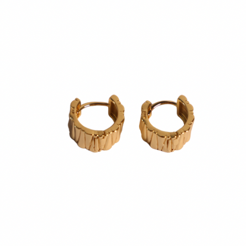 Matte Gold Twin Wave Cuff
