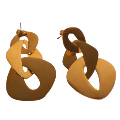 Nyra Interlink Drop Earrings