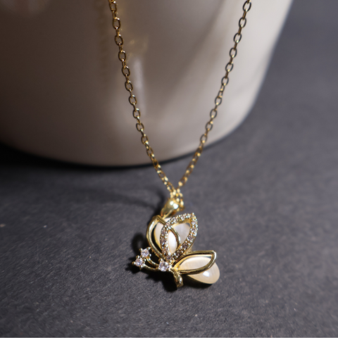 Fiora Butterfly Pendant Necklace