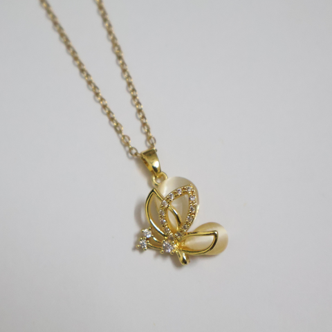 Fiora Butterfly Pendant Necklace